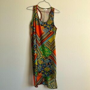 Kate & Lily Statement Printed Midi Dress | small